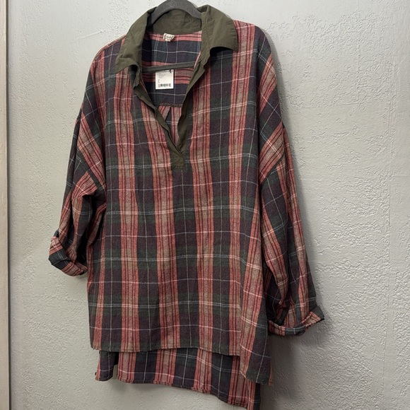 NWT Free People Sunday Morning Shirt Size Large - Picture 5 of 10